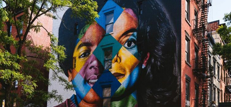 Streetart med Michael Jackson